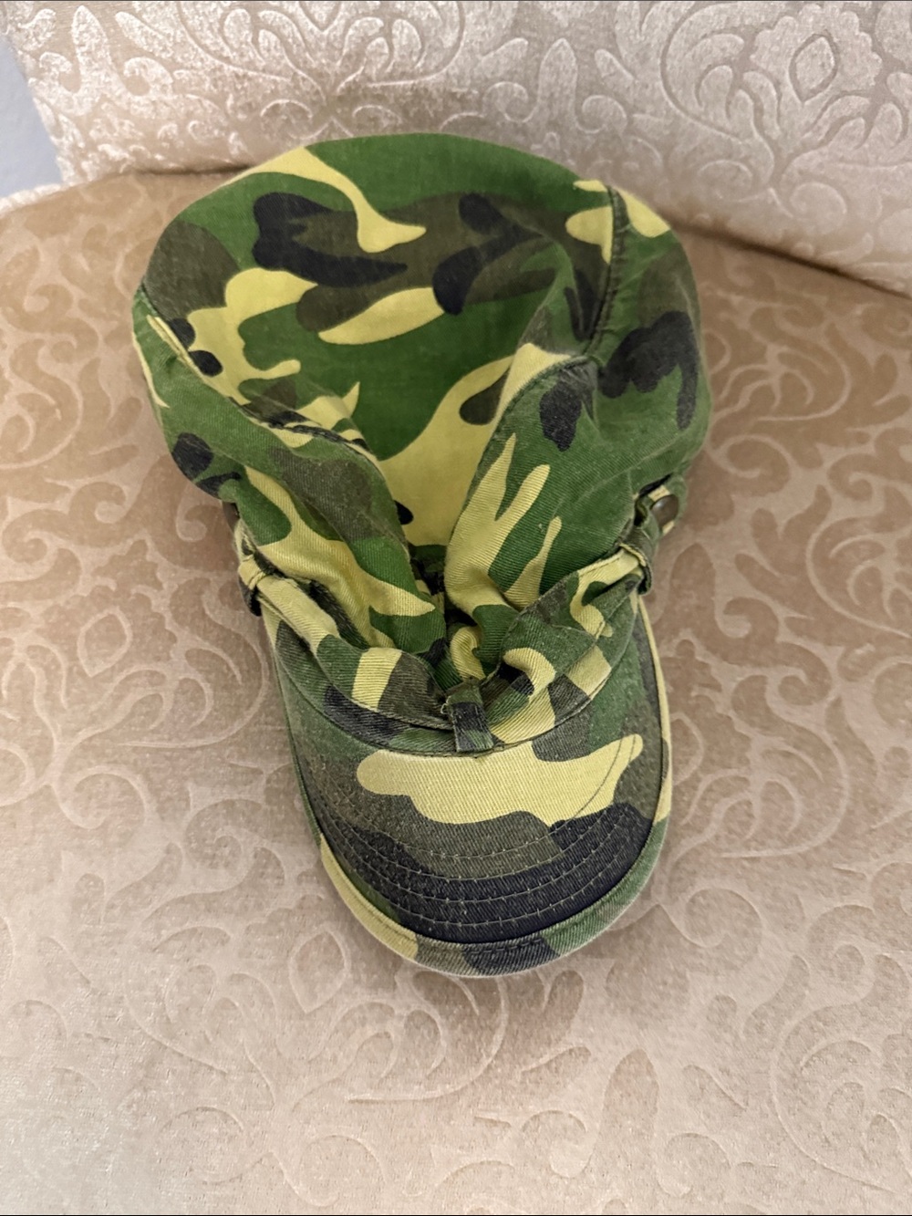 Kids Camouflage Slip-On Shoes - Green Camo